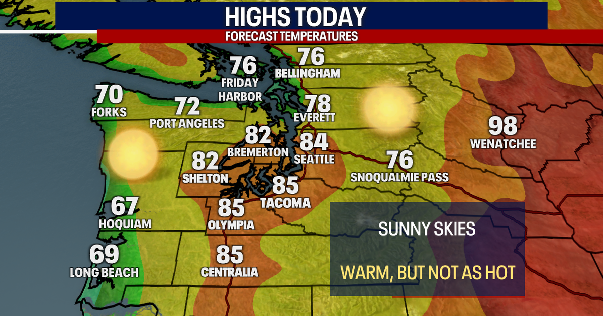Consistently warm weather ahead the next seven days in Seattle | FOX 13 ...