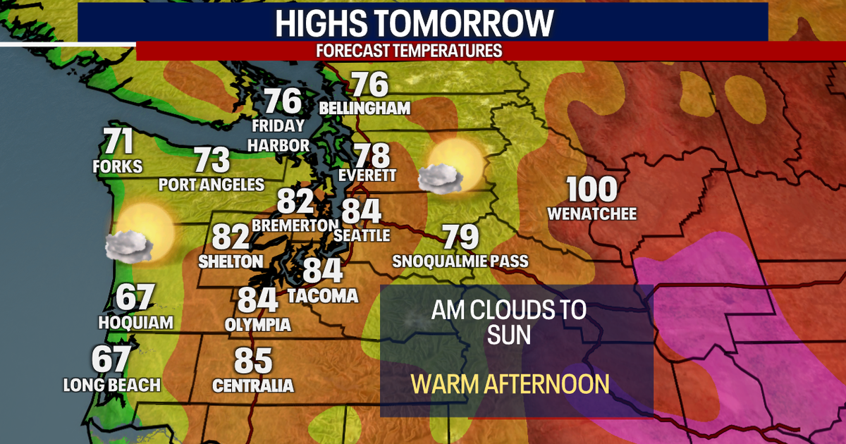 Seattle Weather: Warm and sunny end of the week | FOX 13 Seattle
