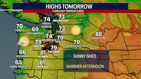 Seattle weather: Sunshine and upper 70s Friday