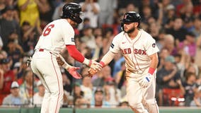 Red Sox score seven runs off Logan Gilbert in 14-7 romp over Seattle Mariners
