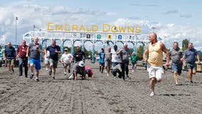 Grandparents race takes over Auburn's Emerald Downs