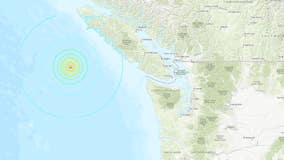 6.4 and 5.4 magnitude earthquakes strike near Vancouver Island
