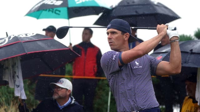 Billy Horschel leads British Open on wild day of rain and big numbers at Royal Troon