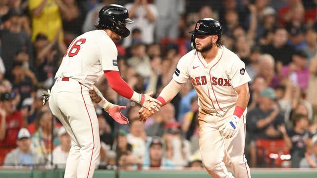Red Sox score seven runs off Logan Gilbert in 14-7 romp over Seattle Mariners