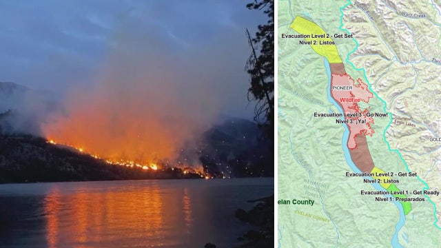 Pioneer Fire burns nearly 34,000 acres near Chelan, evacuations remain