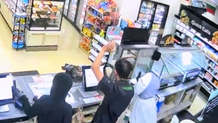 surveillance photo showing suspects