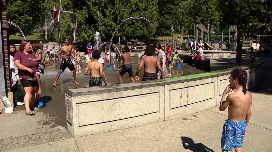 Wright Park splash pad