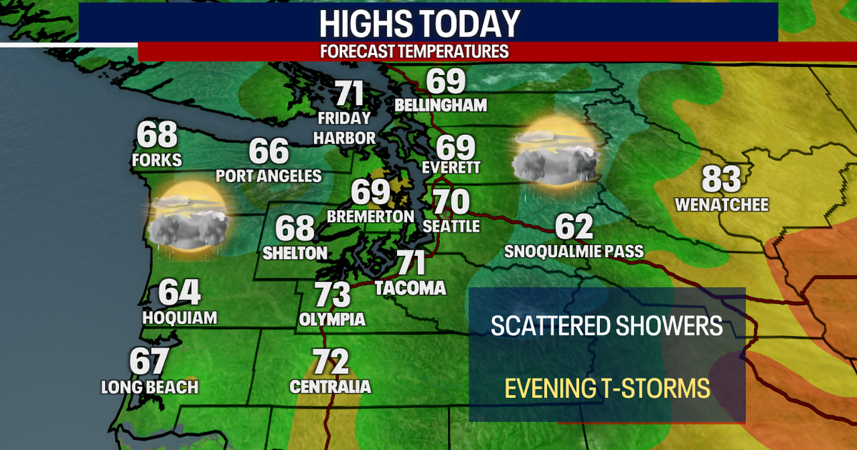 Cool and showery weather ahead for the greater Seattle area | FOX 13 ...