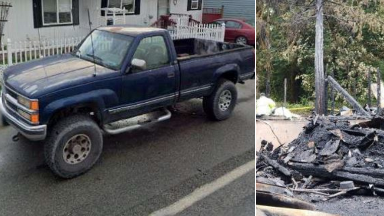 Detectives search for pickup truck after fatal concrete fire