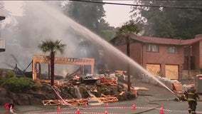 South Seattle home under construction burns down