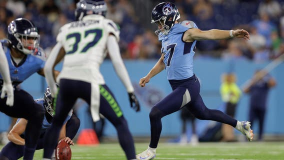 Brayden Navreson's 3 FGs give Titans 16-15 preseason win over Seattle Seahawks
