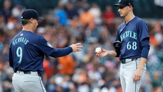 Tigers shell George Kirby for career-high 11 runs in Seattle Mariners 15-1 loss