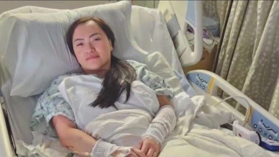 Once left for dead, WA woman completes charity motorcycle ride Sunday