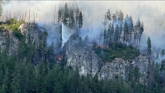 Pioneer Fire now a quarter-mile from Stehekin, Level 3 Evacuations in place