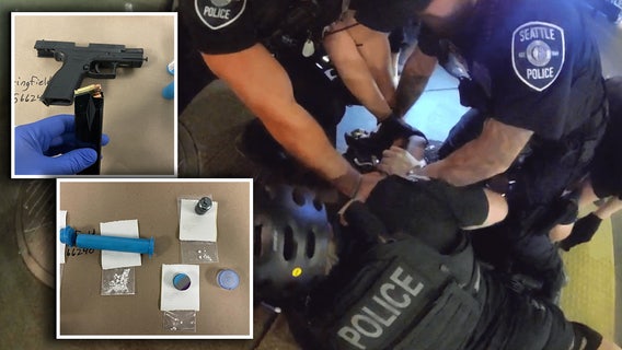 Bike patrol chases down, arrests armed suspect in downtown Seattle