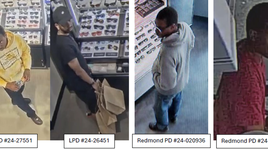 Suspect in $11k sunglasses theft