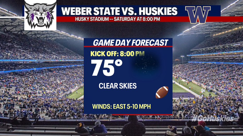 Huskies kick off their season opener with great weather!