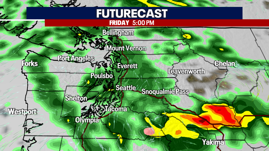 Heavier Rain Friday PM