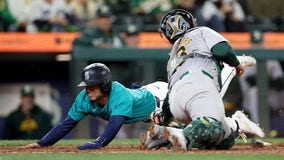 Cal Raleigh homers, Seattle Mariners beat A's 7-6 in 10 innings