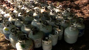 80+ propane tanks removed from Seattle park during encampment cleanup