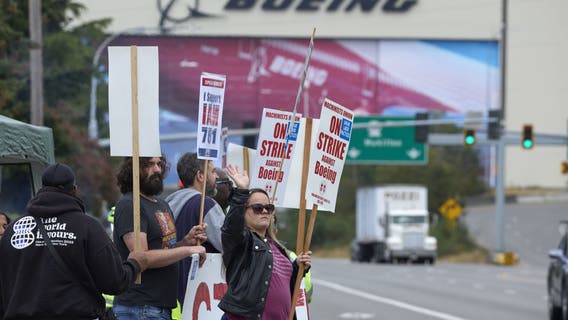Striking Boeing factory workers say they are ready to hold out for a better contract