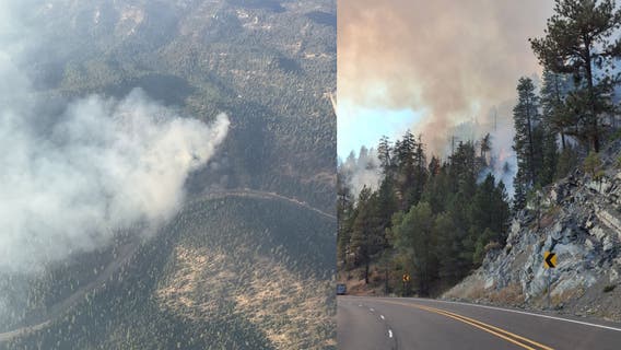 US 97 Blewett Pass in WA back open, wildfire still active at summit