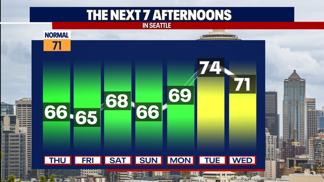 Beautiful autumn-like weather this week in Seattle