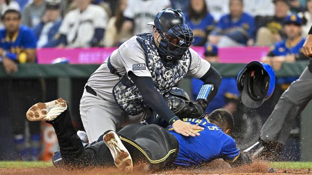 Mariners' Victor Robles makes questionable dash trying to steal home against Yankees