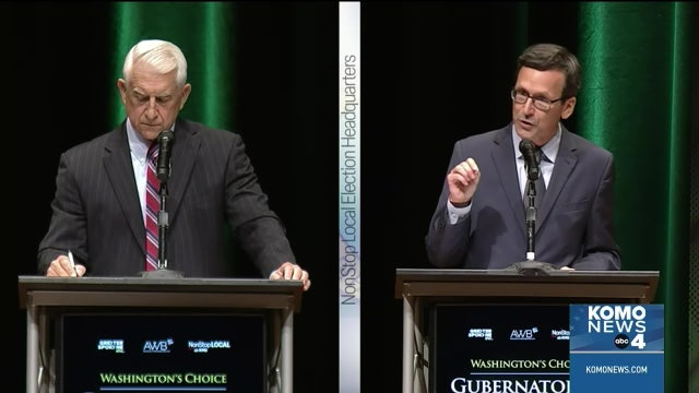 Accusations of dishonesty fly in debate between Washington gubernatorial hopefuls