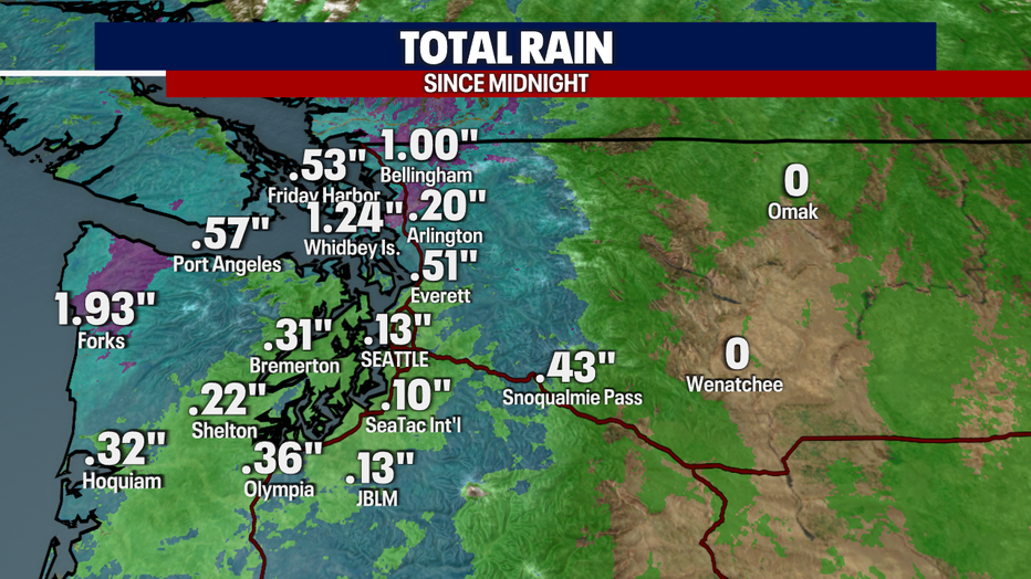 Rainfall totals