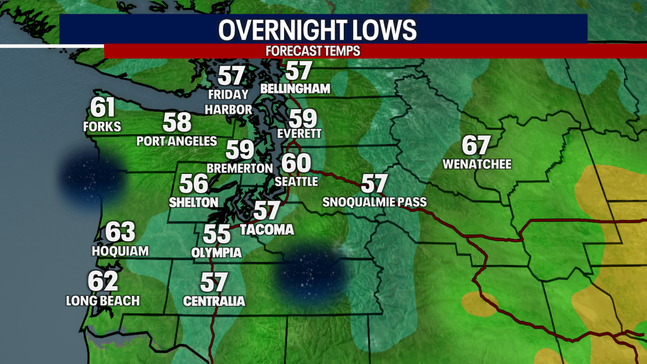 Tonight's Lows