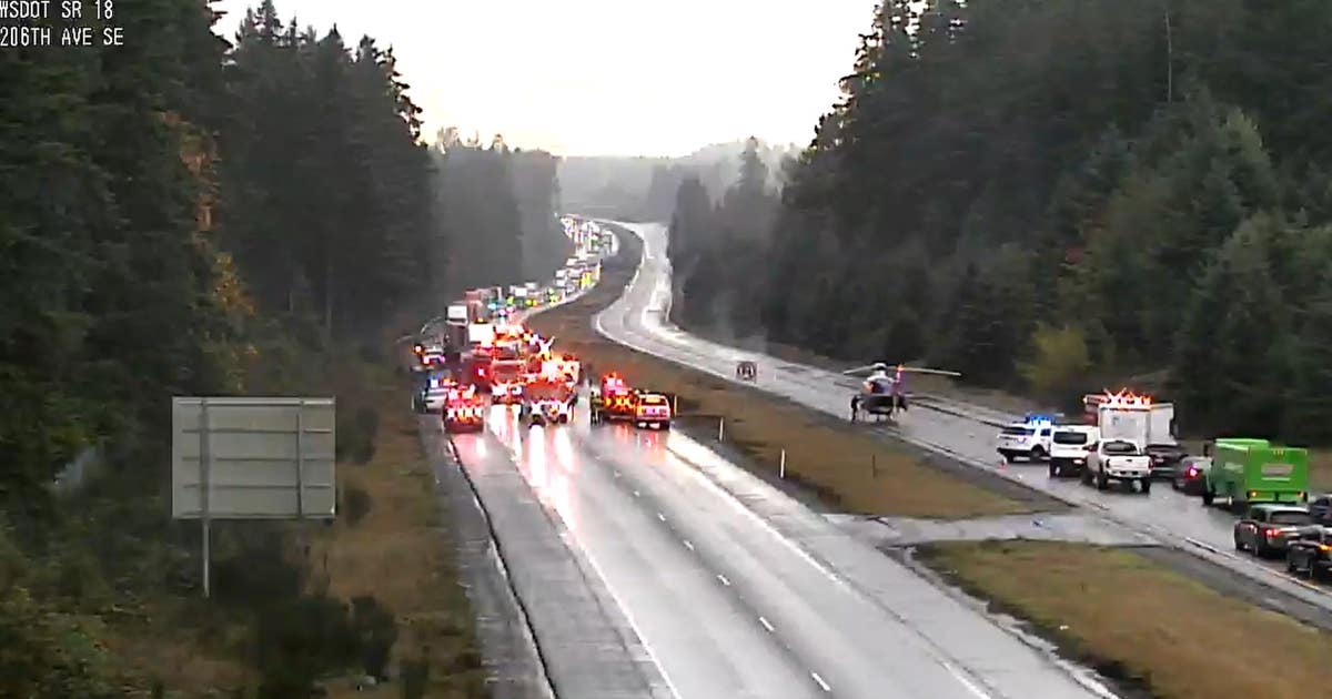 SR 18 in Covington reopens following fatal DUI crash | FOX 13 Seattle