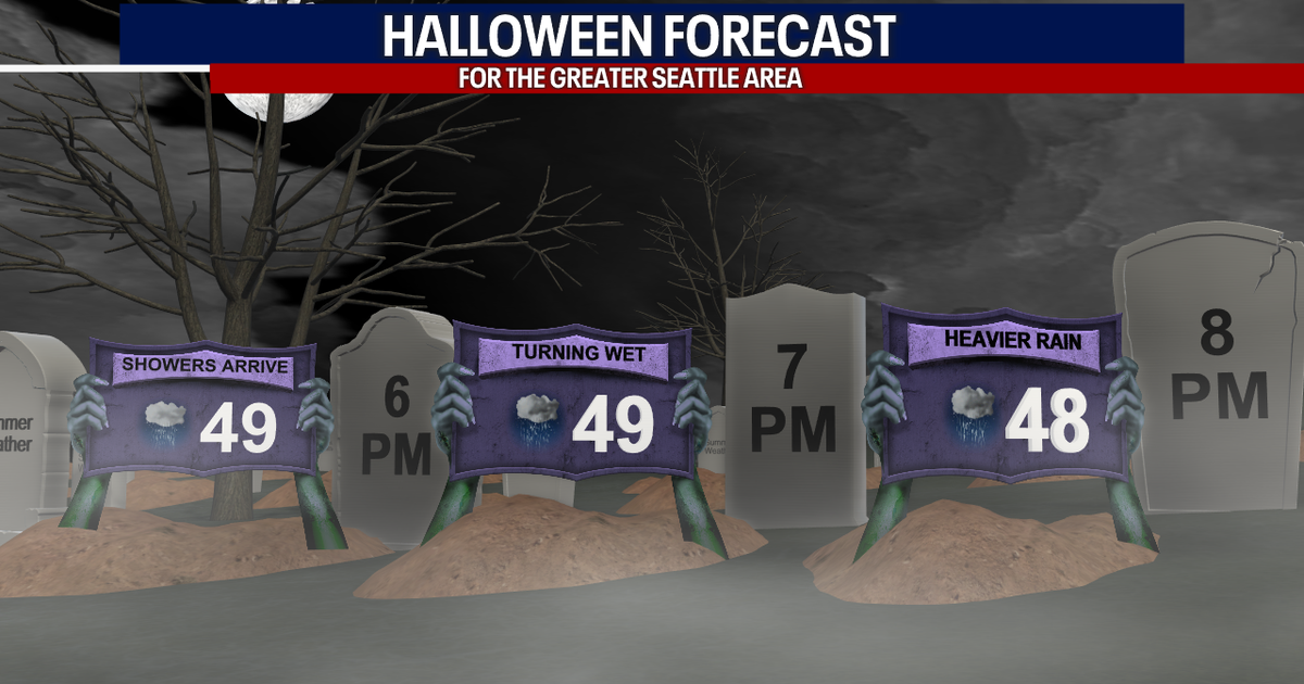 Halloween evening to be wet for some around the Seattle area | FOX 13 ...