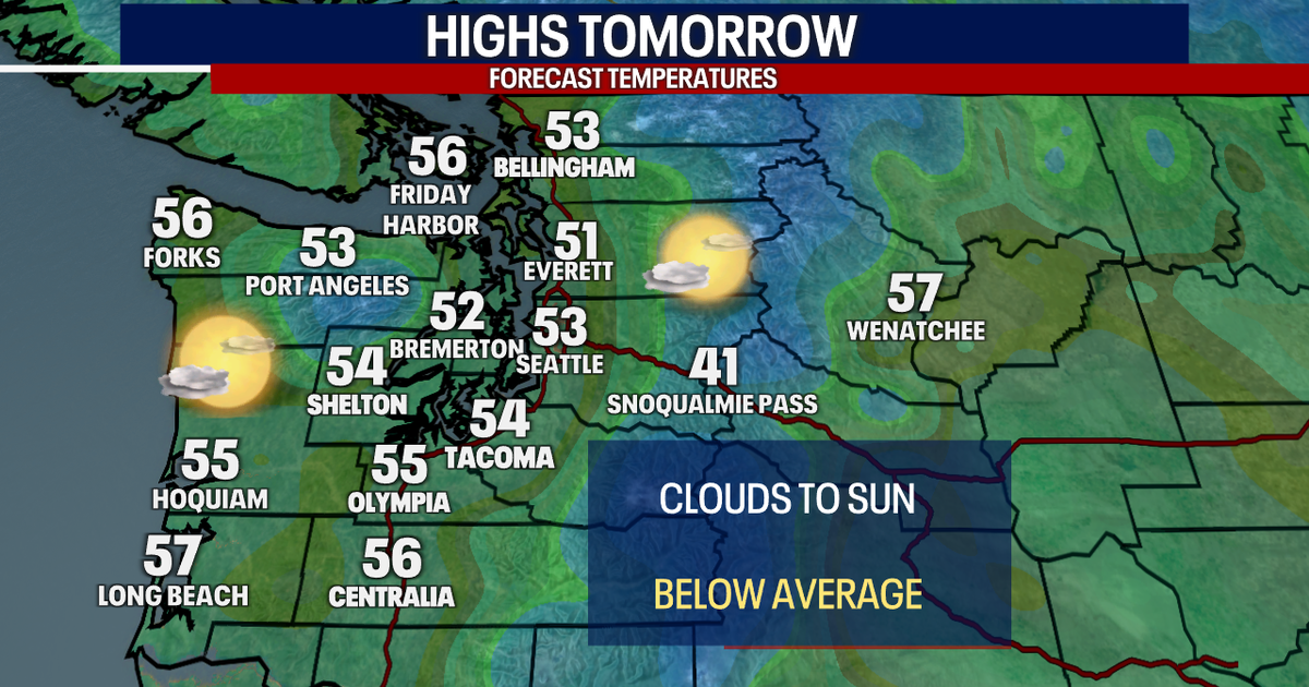 Seattle weather: Morning clouds to crisp, sunny Tuesday | FOX 13 Seattle