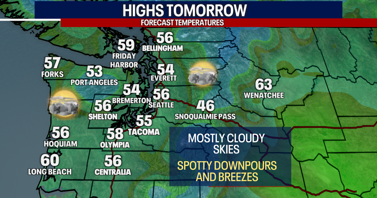 Few passing clouds Thursday with sunshine and 60s | FOX 13 Seattle