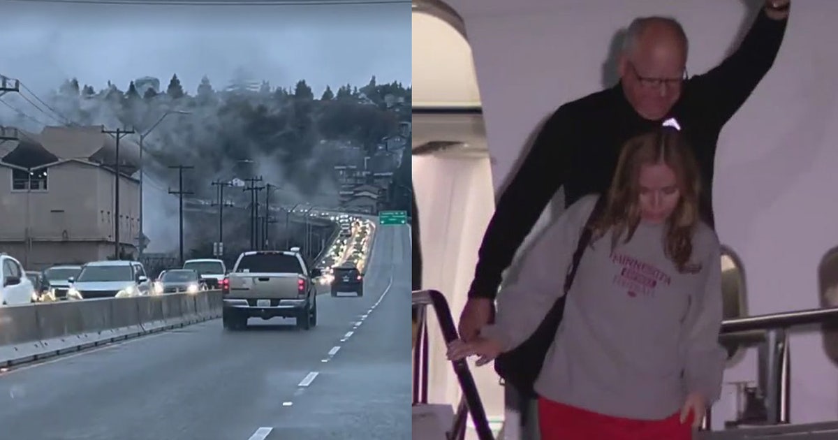 Tim Walz visit snarls traffic on I-90, SR-520 in Seattle, WA | FOX 13 ...