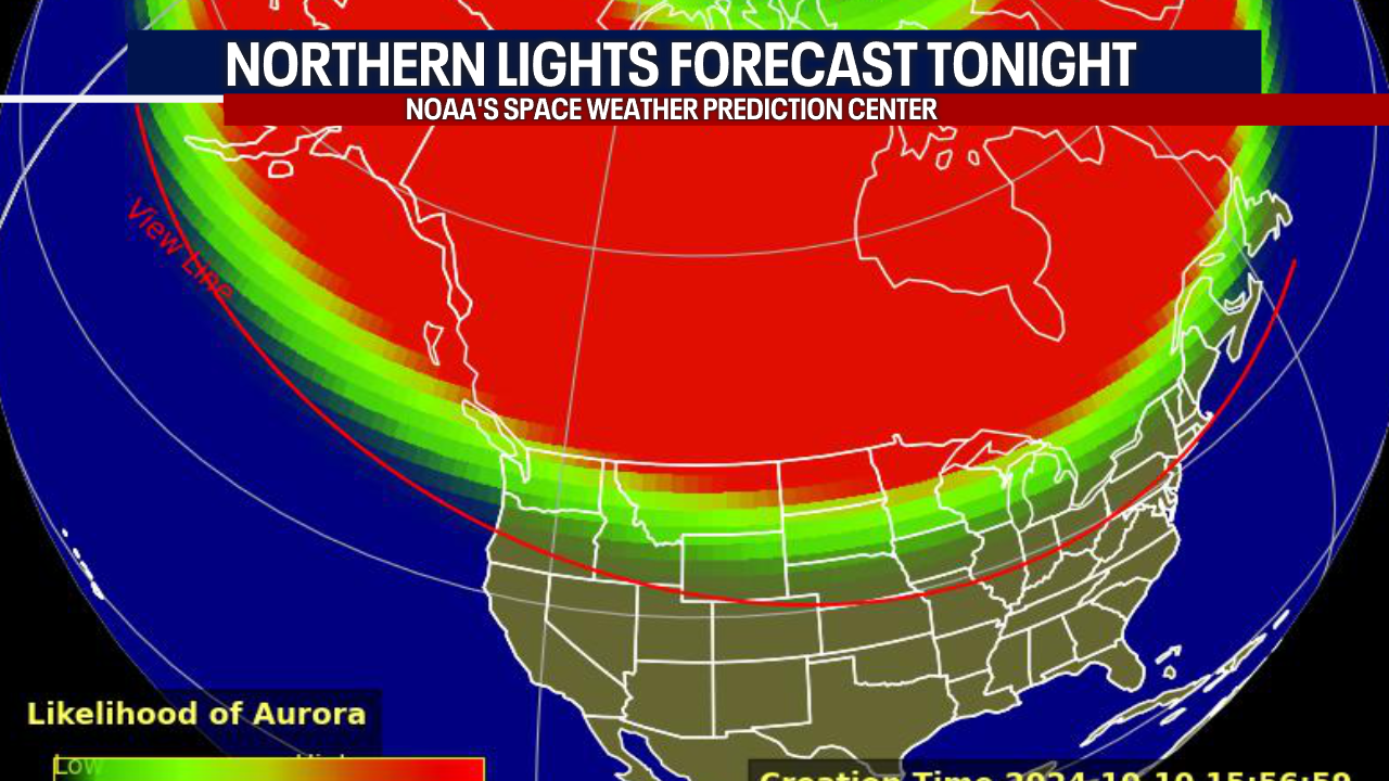 Northern Lights could be visible in WA Thursday night FOX 13 Seattle