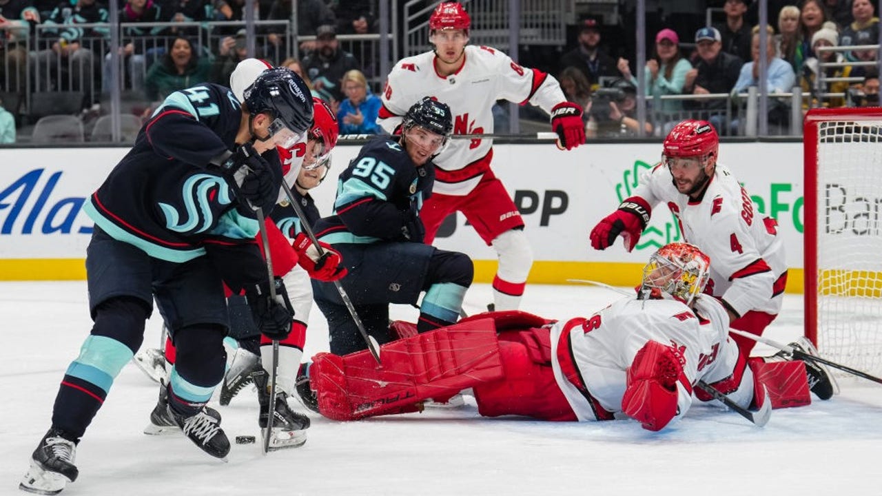 Seattle Kraken clamped down by Hurricanes in 4-1 loss