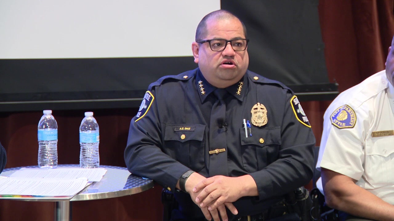 Ex-Seattle Police Chief Adrian Diaz, spokesperson on leave | FOX