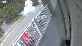 Video shows object exploding on Burien street