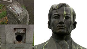 Seattle Filipino community upset over vandalism of Dr. Jose Rizal monument