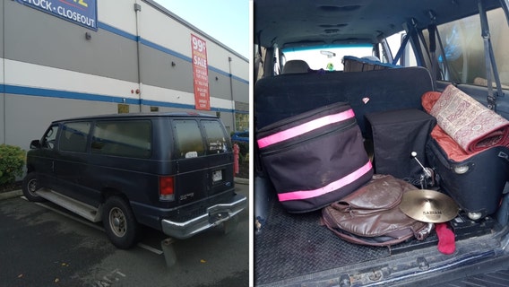 Chase the Bear's stolen van found with $25K in gear still missing in Kent, WA