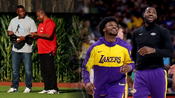 Ken Griffey Sr. and Jr. will be at Lakers' opener to see LeBron, Bronny James