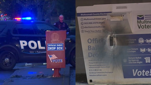 Police: 'Incendiary devices' used to set ballot boxes on fire in WA, OR