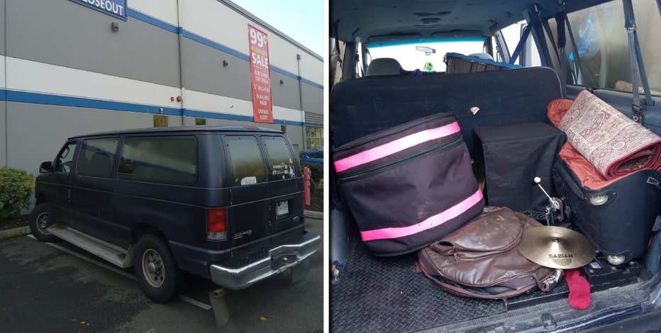 Chase the Bear's stolen van found with $25K in gear still missing in Kent, WA