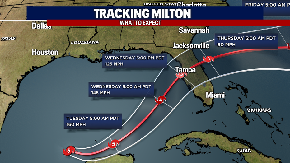 Florida's west coast is bracing for a destructive hurricane making landfall Wednesday night.