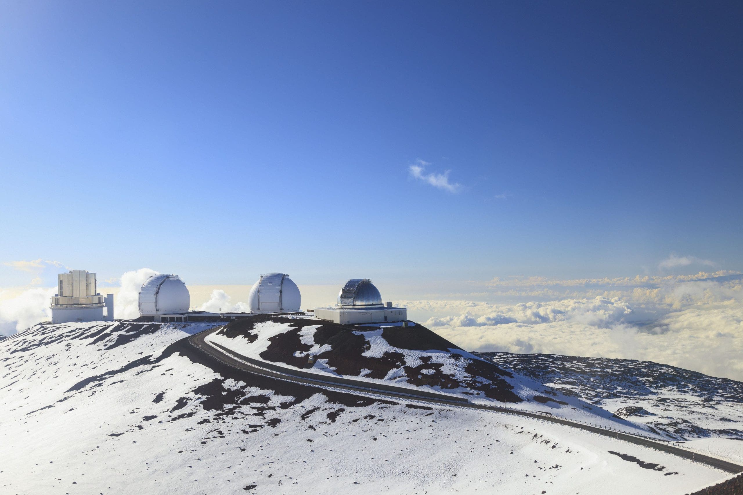 'Winter is here': Snow covers Hawaii's Mauna Kea