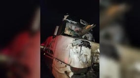 Amtrak train impaled by tree near Seattle during bomb cyclone windstorm