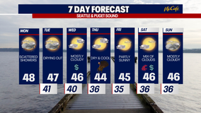 Seattle to enjoy drier and cooler weather for Thanksgiving and Black Friday