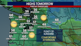 Seattle weather: Mostly sunny and mild Thursday, rain returns this weekend